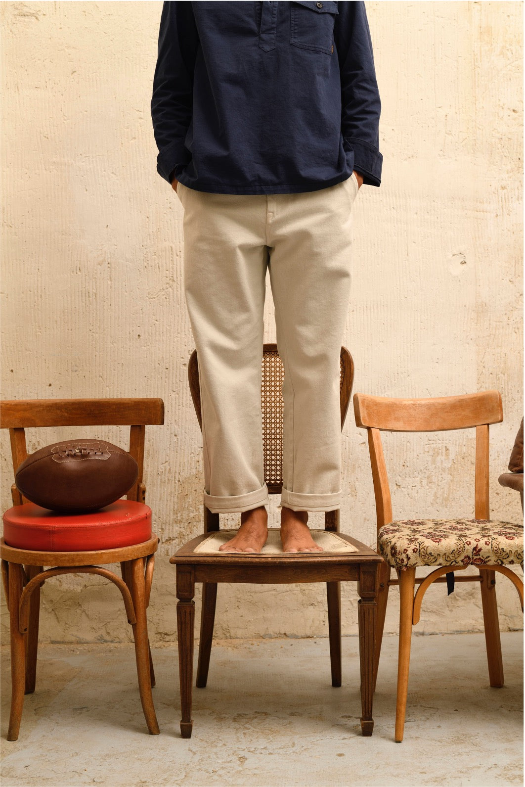 Timoteo - Pantalón Chino Wide Leg Cut