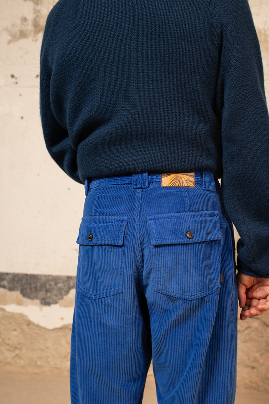 Cosme - Pantalón Pana Capri Tipo Chino Relaxed-Tapered Cut