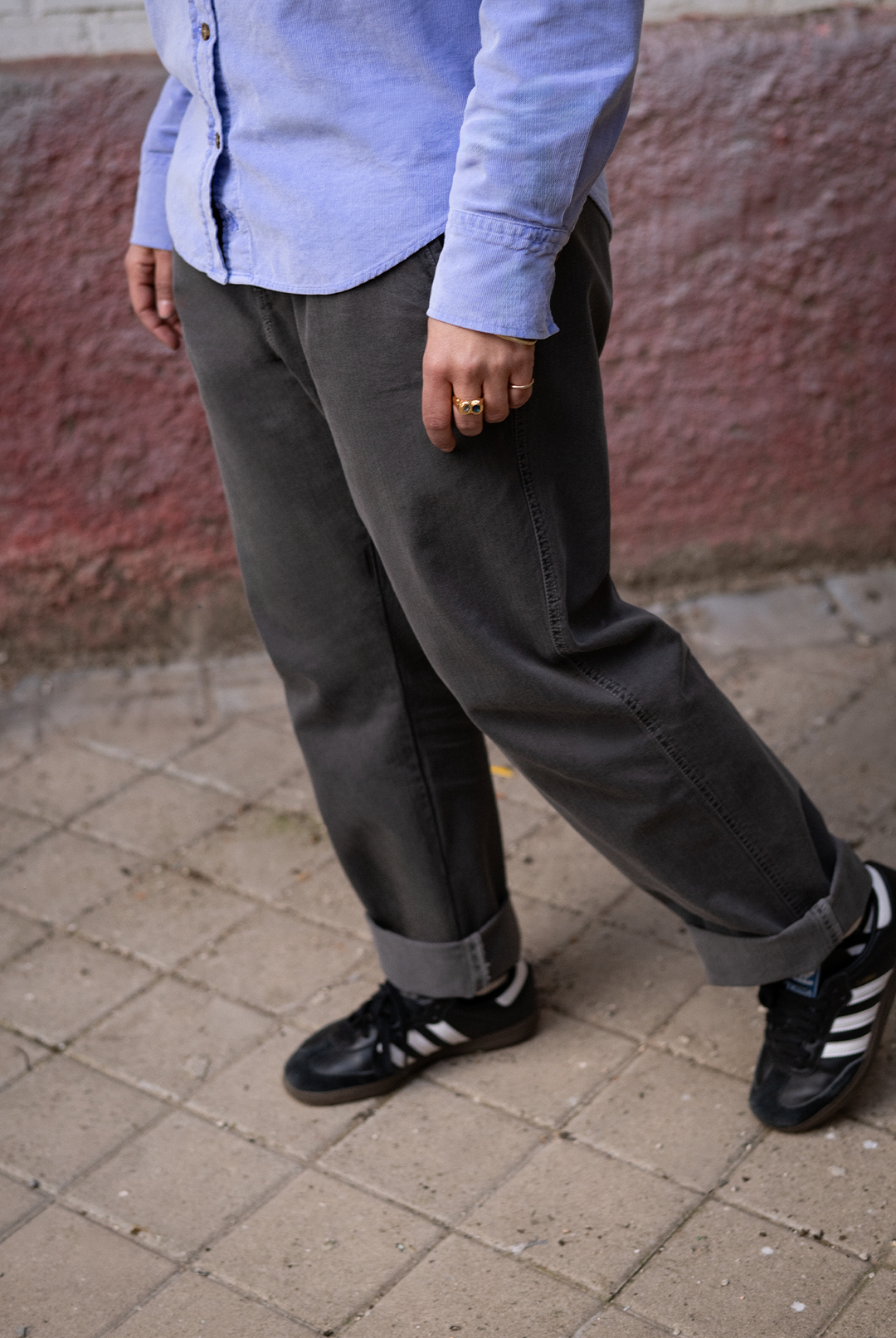 Lola - Pantalón Tipo Chino Regular Fit