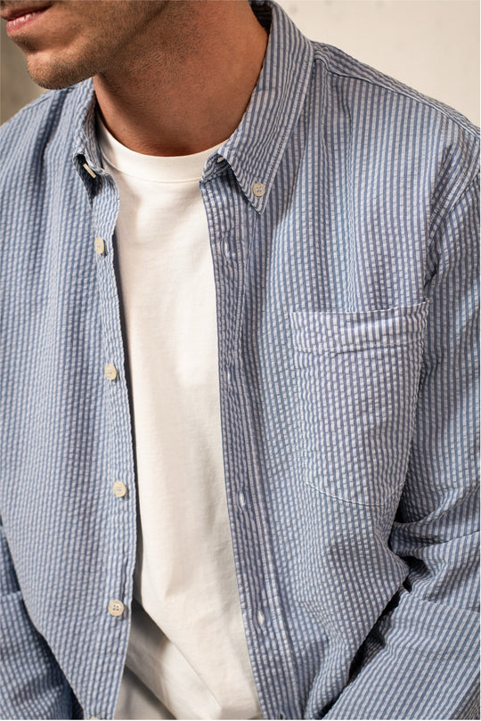 James - Relaxed Fit Striped Shirt