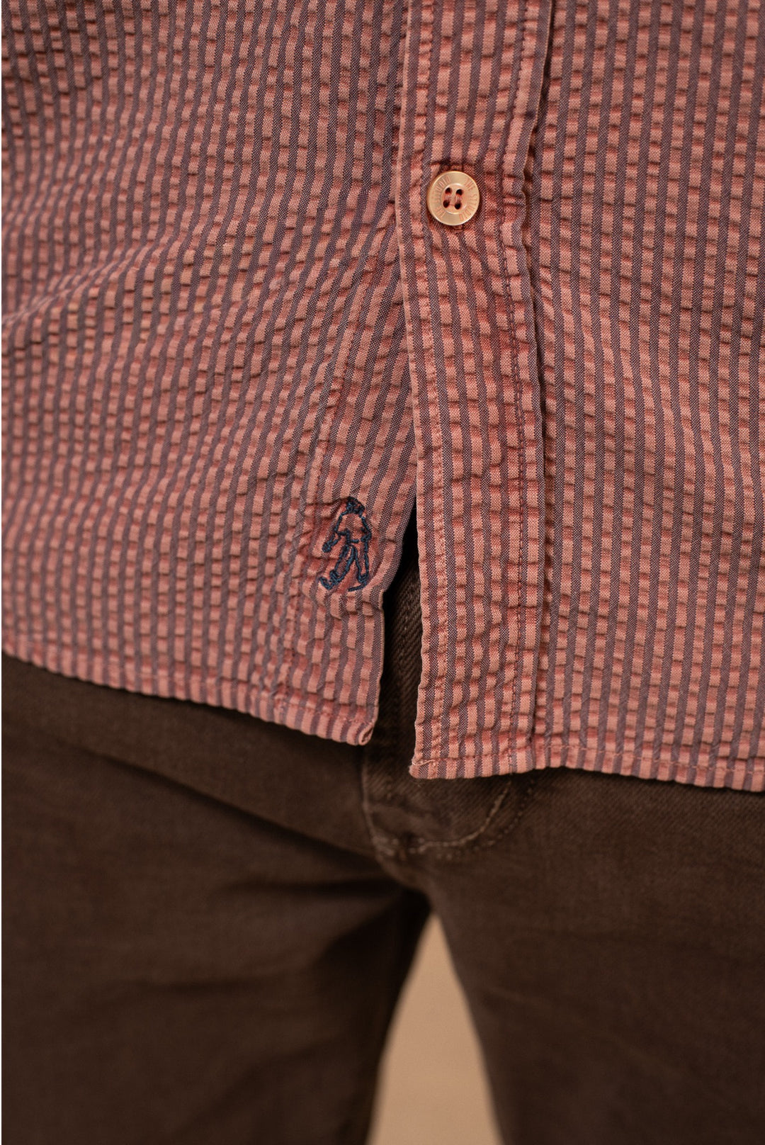 James - Camisa a Rayas Relaxed Fit