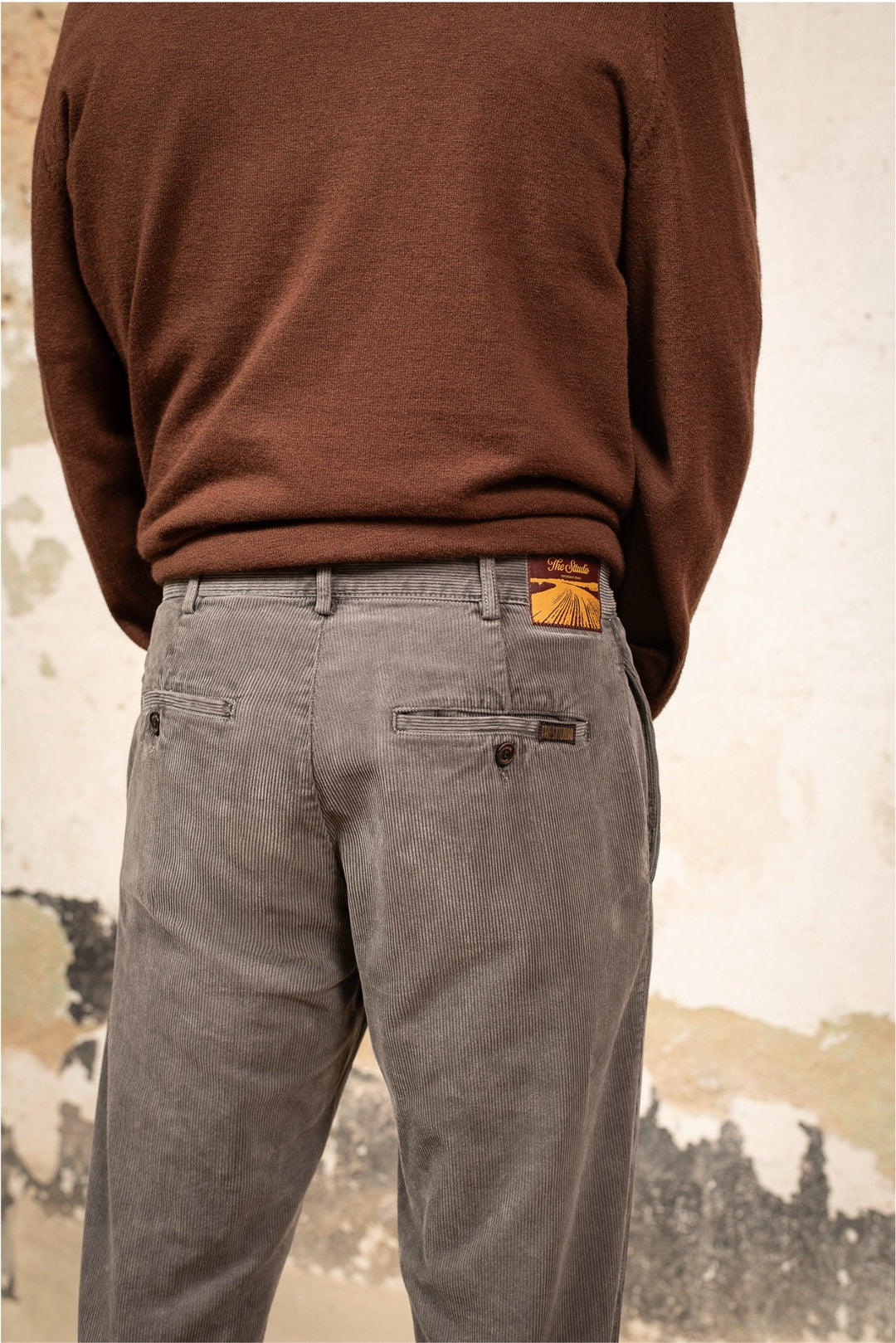 Robert - Pantalón de pana tipo Chino Regular Cut