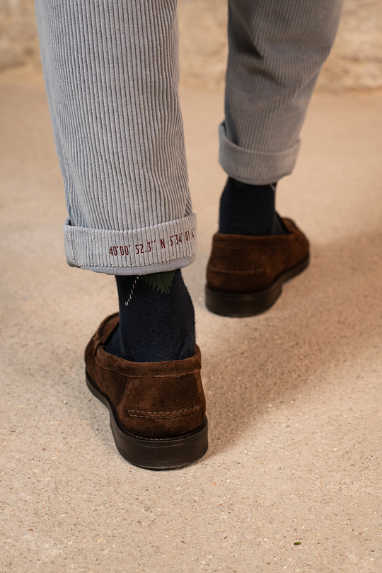 Cosme - Pantalón Pana Capri Tipo Chino Relaxed-Tapered Cut