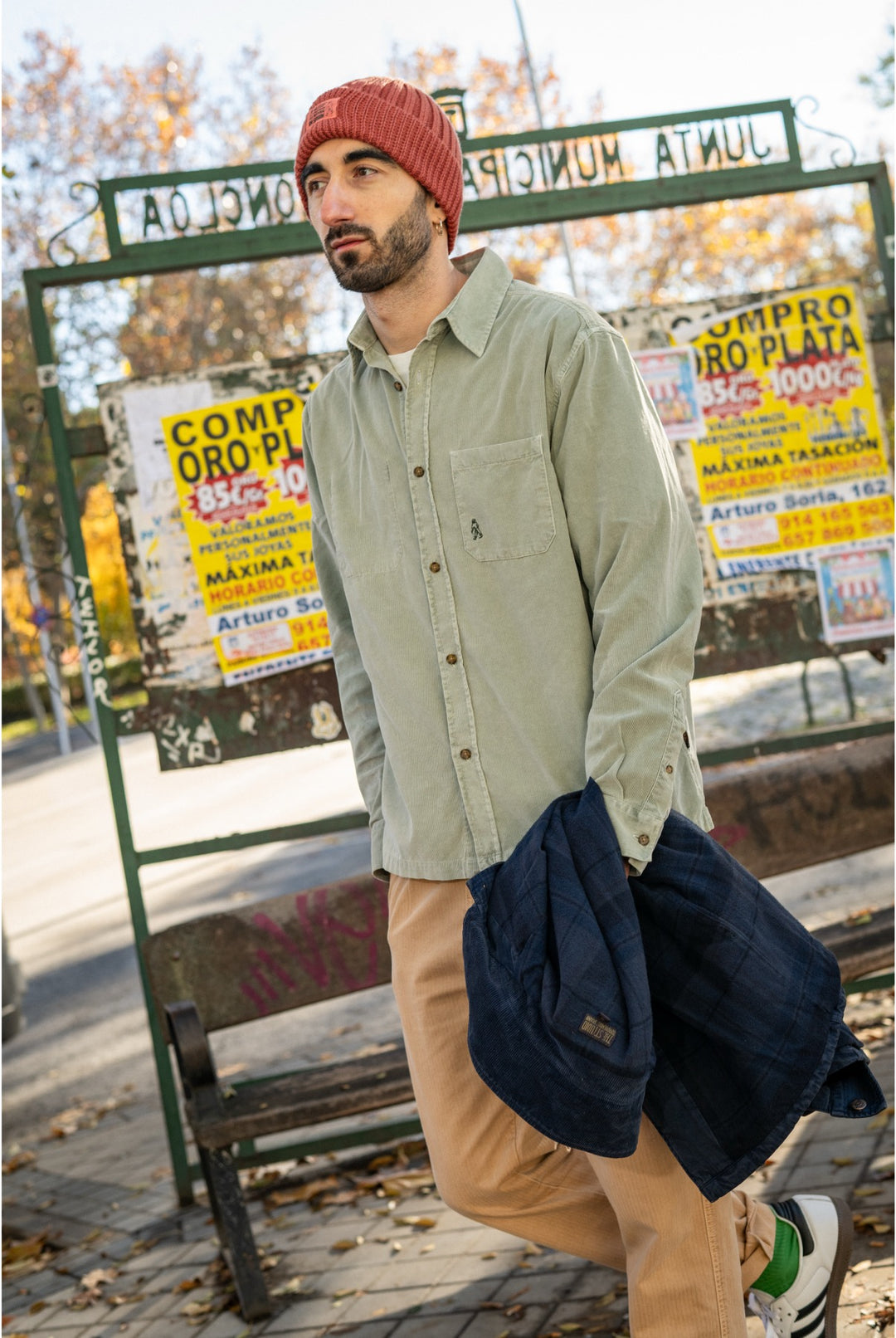 Ethan - Camisa Con Bolsillos Regular Style