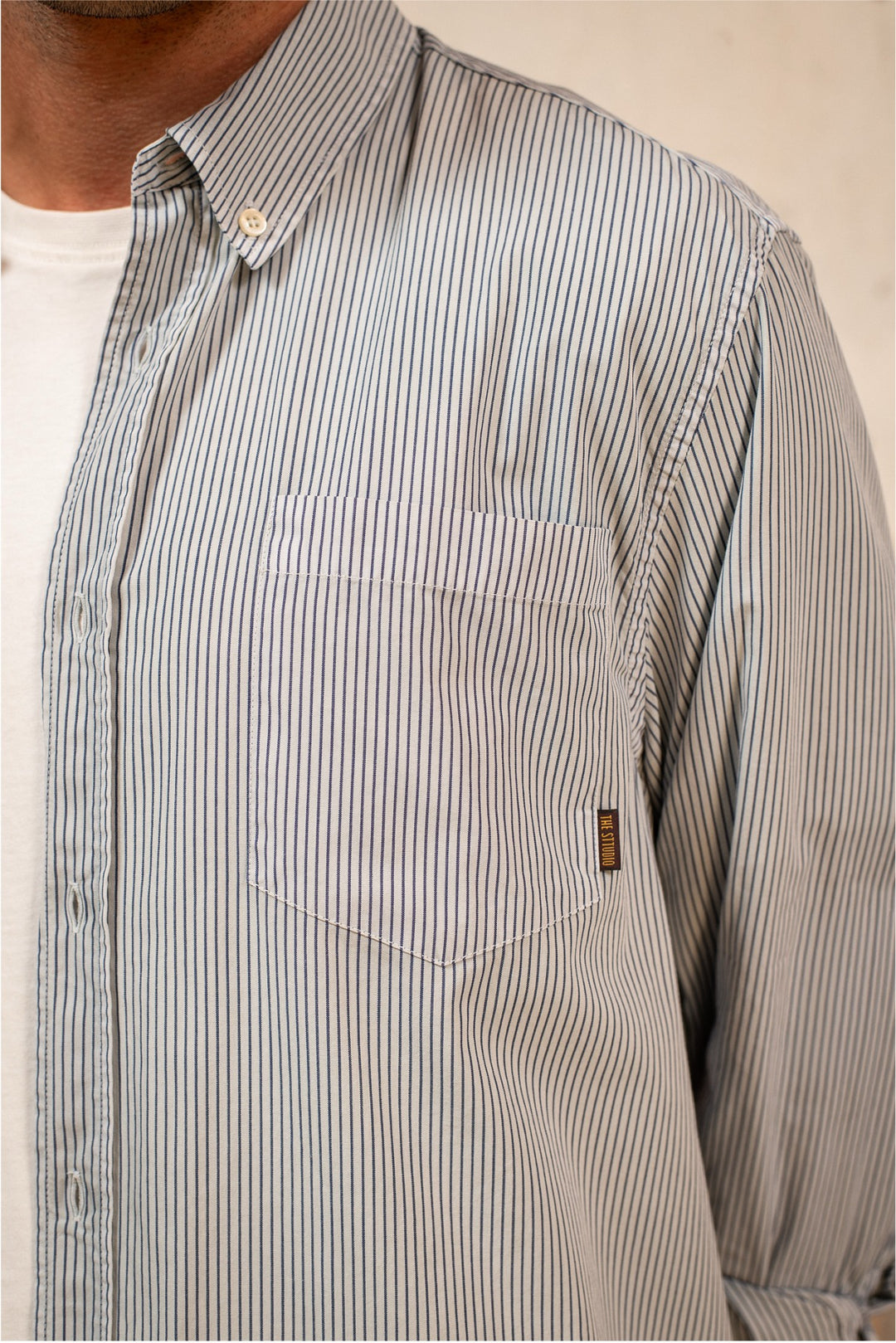 James - Camisa a Rayas Relaxed Fit