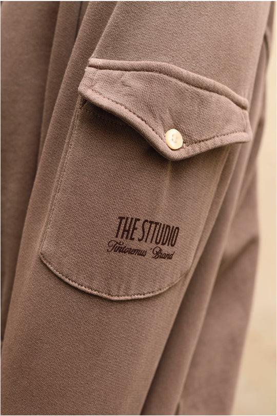 Pete - Zip-through Relaxed Fit Sweatshirt