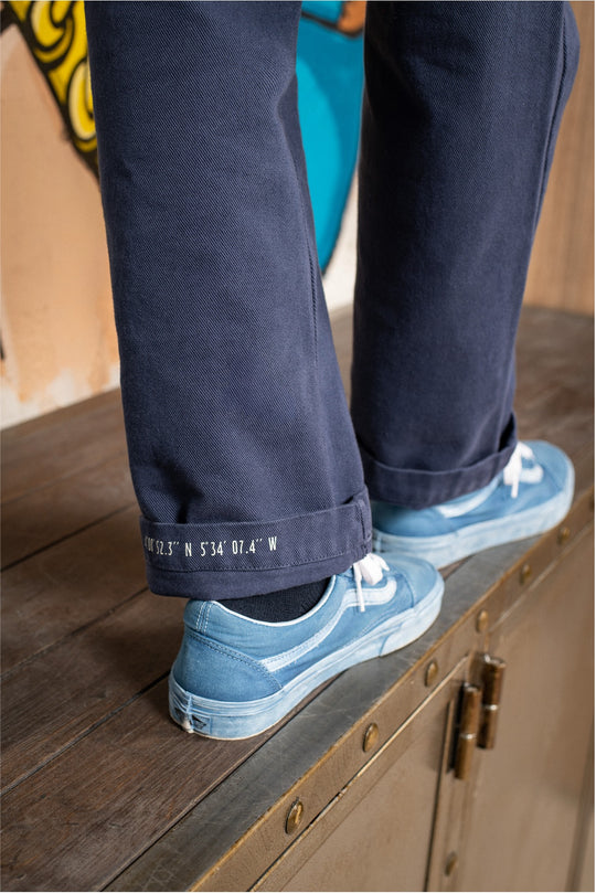 Liam - Pantalón Tipo Chino Wide-Leg Fit