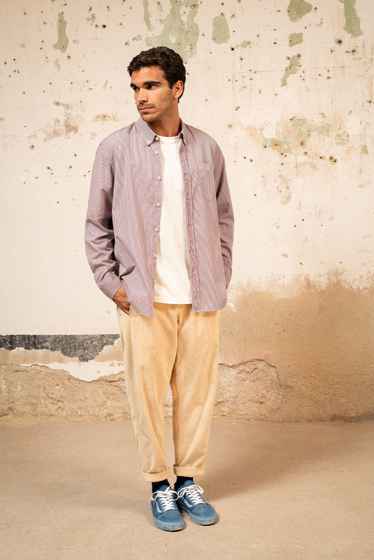 Cosme - Chino Relaxed-Tapered Cut  Coduroy Pant