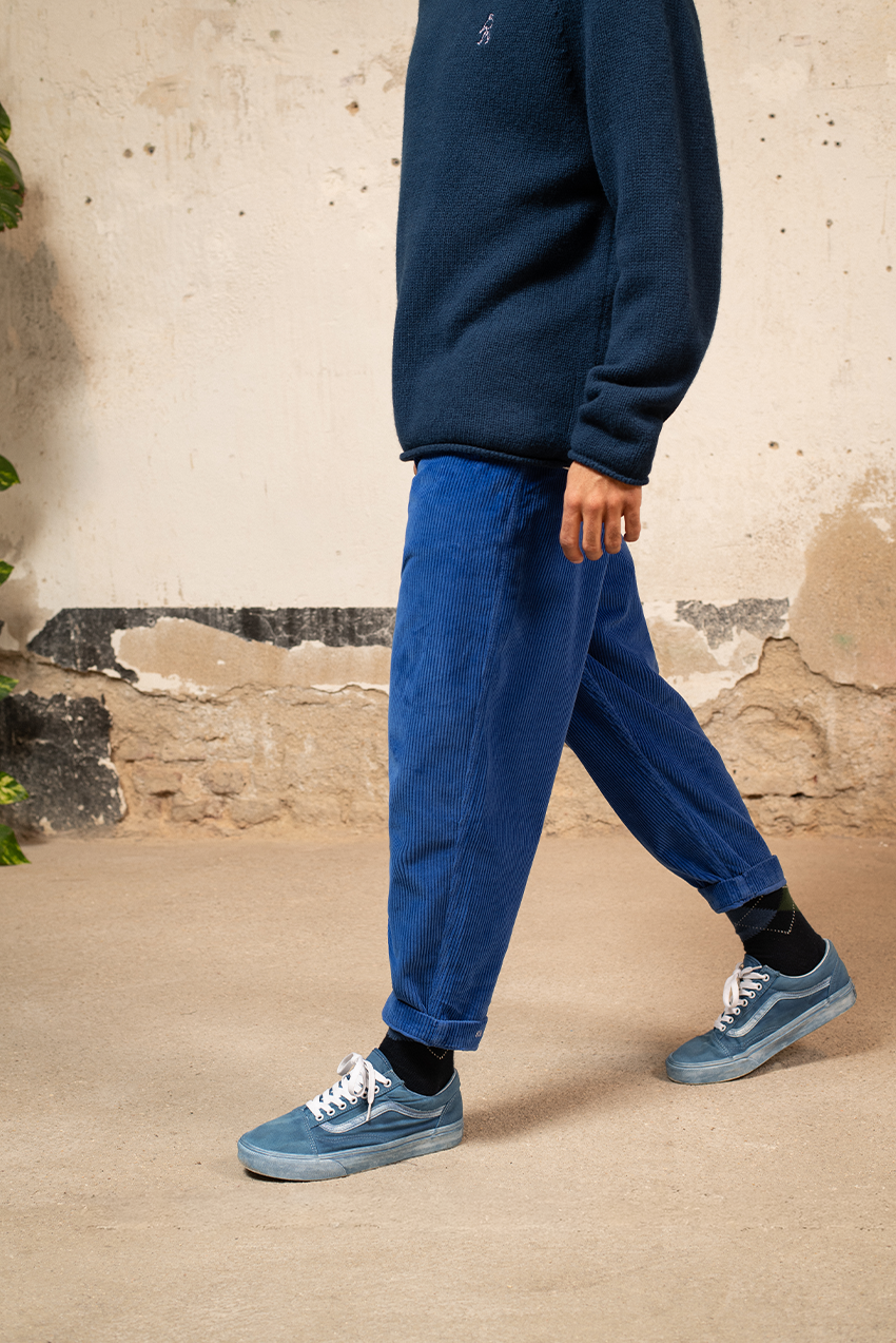 Cosme - Pantalón Pana Capri Tipo Chino Relaxed-Tapered Cut