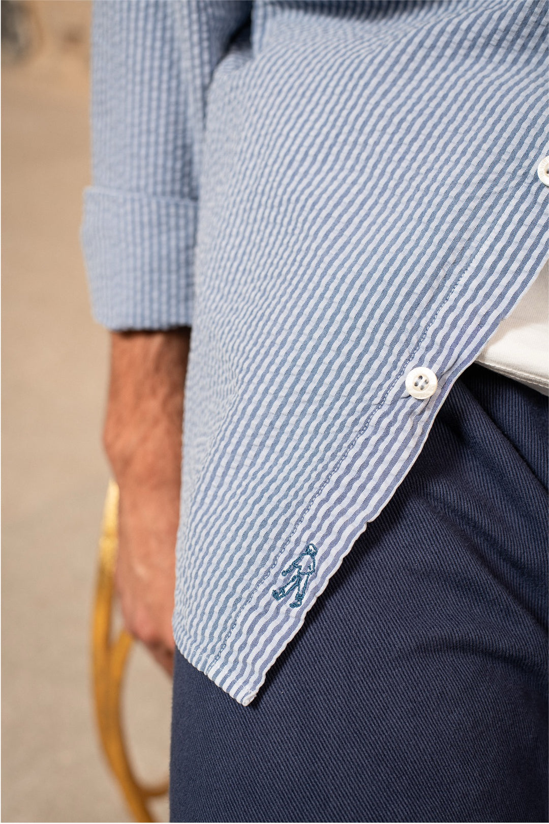 James - Relaxed Fit Striped Shirt