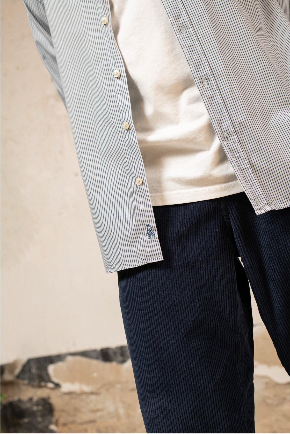 James - Relaxed Fit Striped Shirt