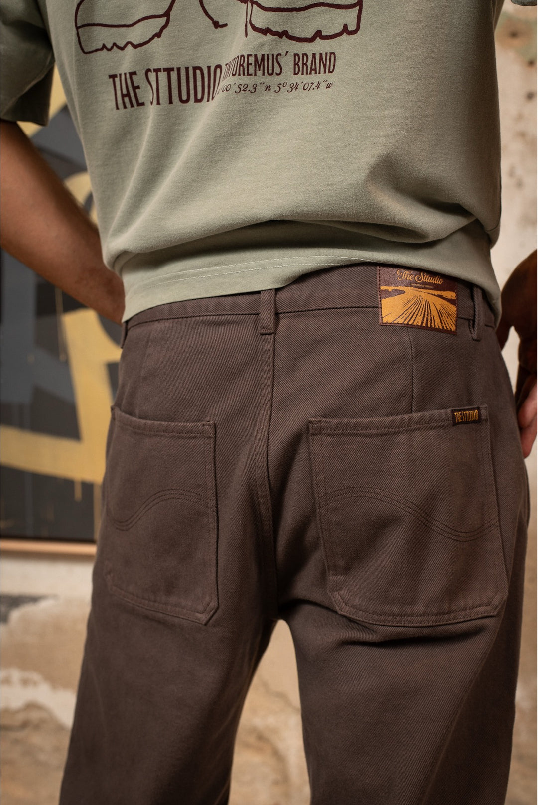 Liam - Pantalón Tipo Chino Wide-Leg Fit