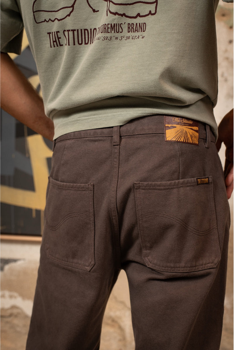 Liam - Pantalón Tipo Chino Wide-Leg Fit