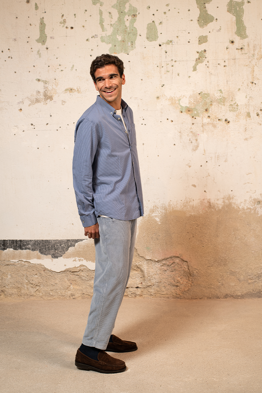 Cosme - Chino Relaxed-Tapered Cut  Coduroy Pant