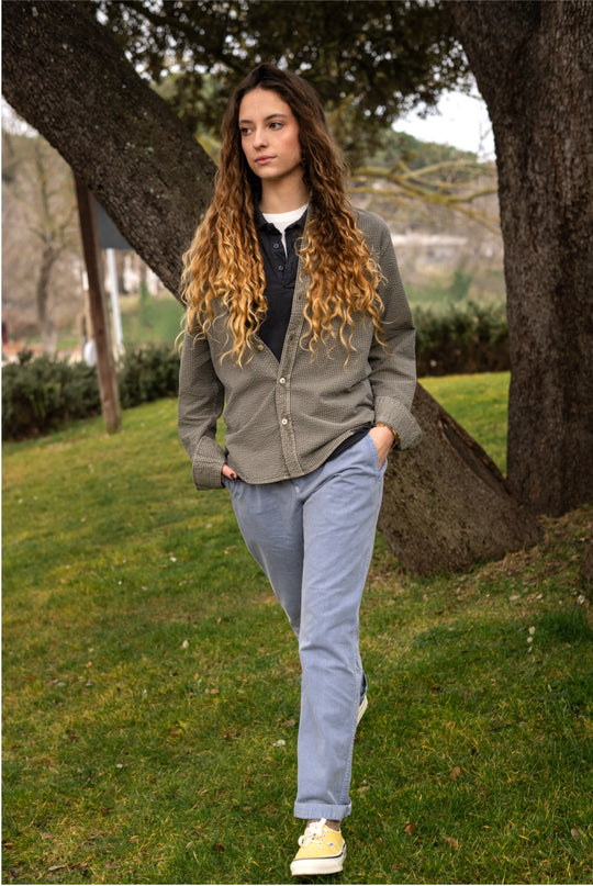 Lola - Pantalón Tipo Chino Regular Fit