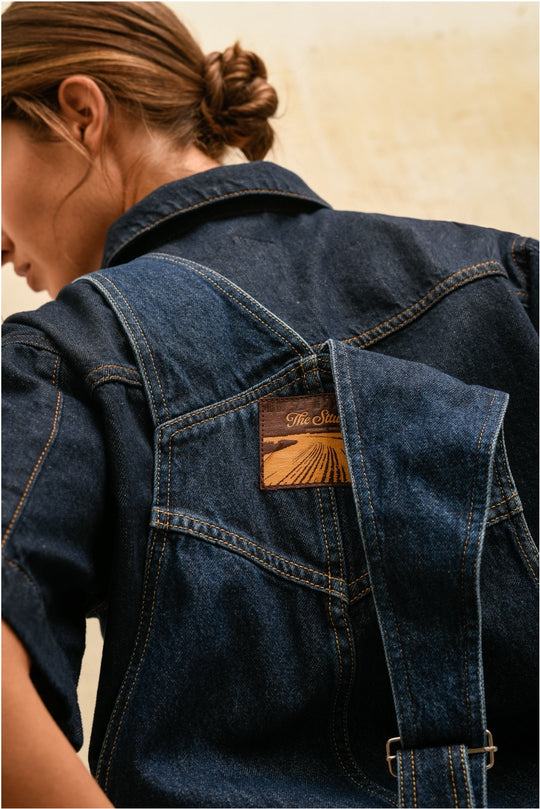 Hugh - Denim Relaxed Fit Dungaree