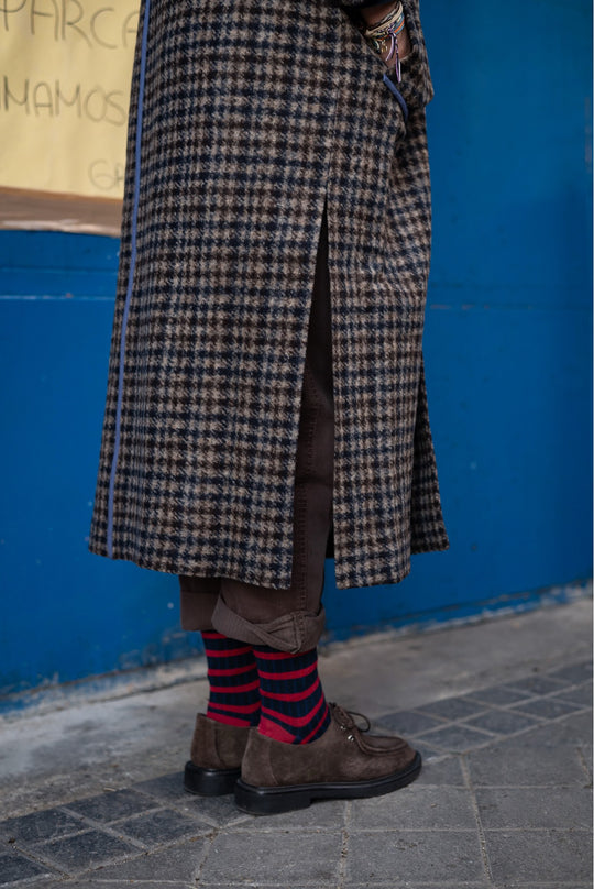 Joanna - Abrigo  Desestructurado Largo midi