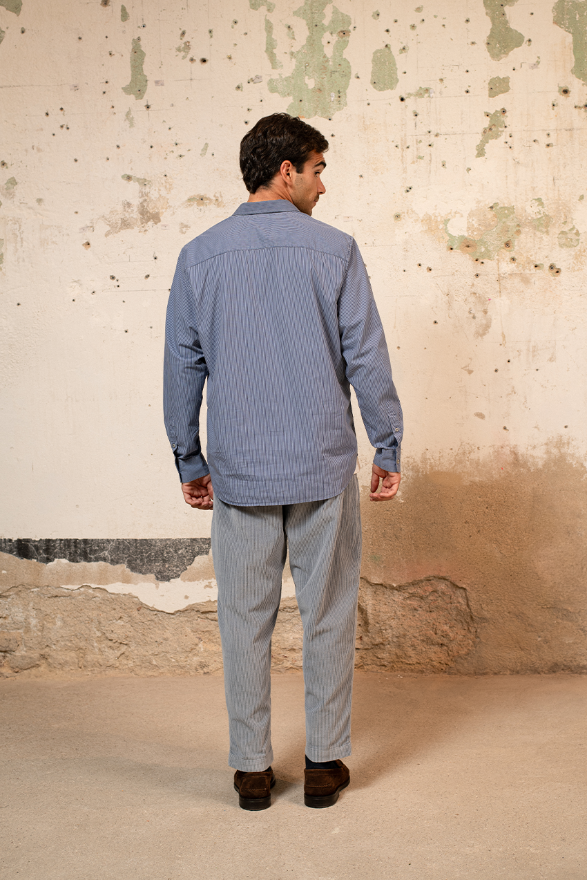 Cosme - Pantalón Pana Capri Tipo Chino Relaxed-Tapered Cut