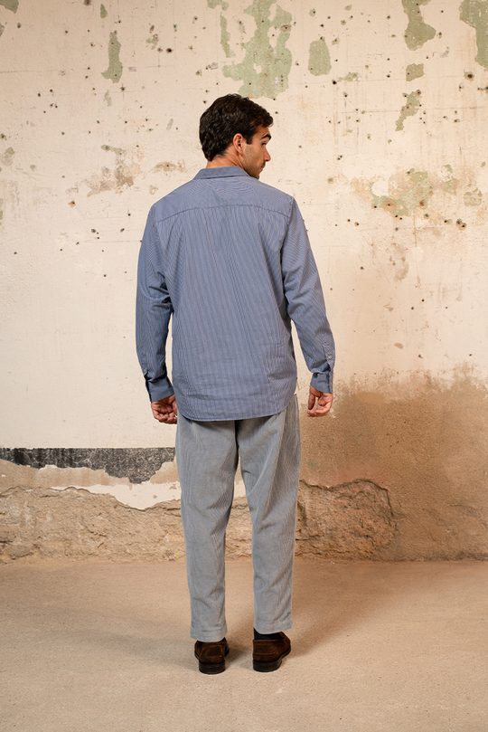 Cosme - Pantalón Pana Capri Tipo Chino Relaxed-Tapered Cut