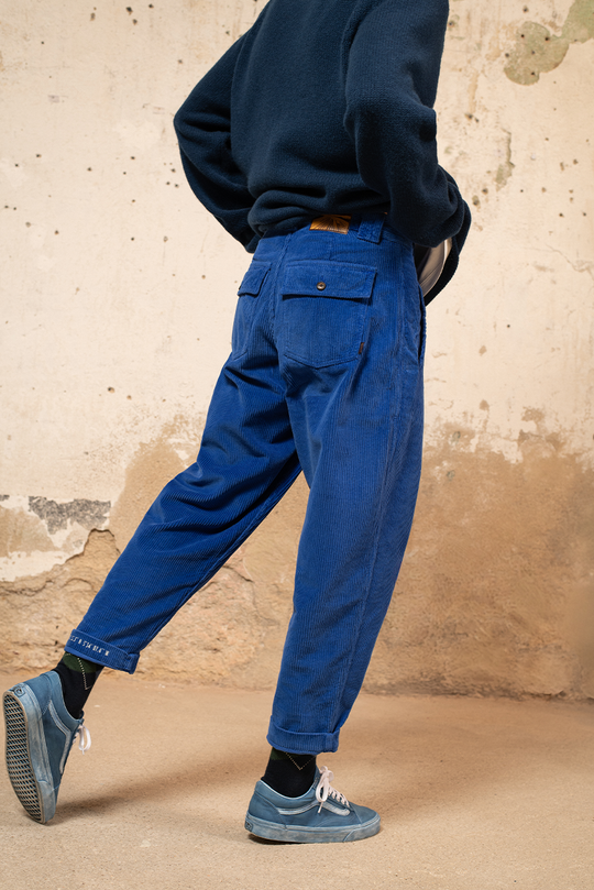 Cosme - Pantalón Pana Capri Tipo Chino Relaxed-Tapered Cut