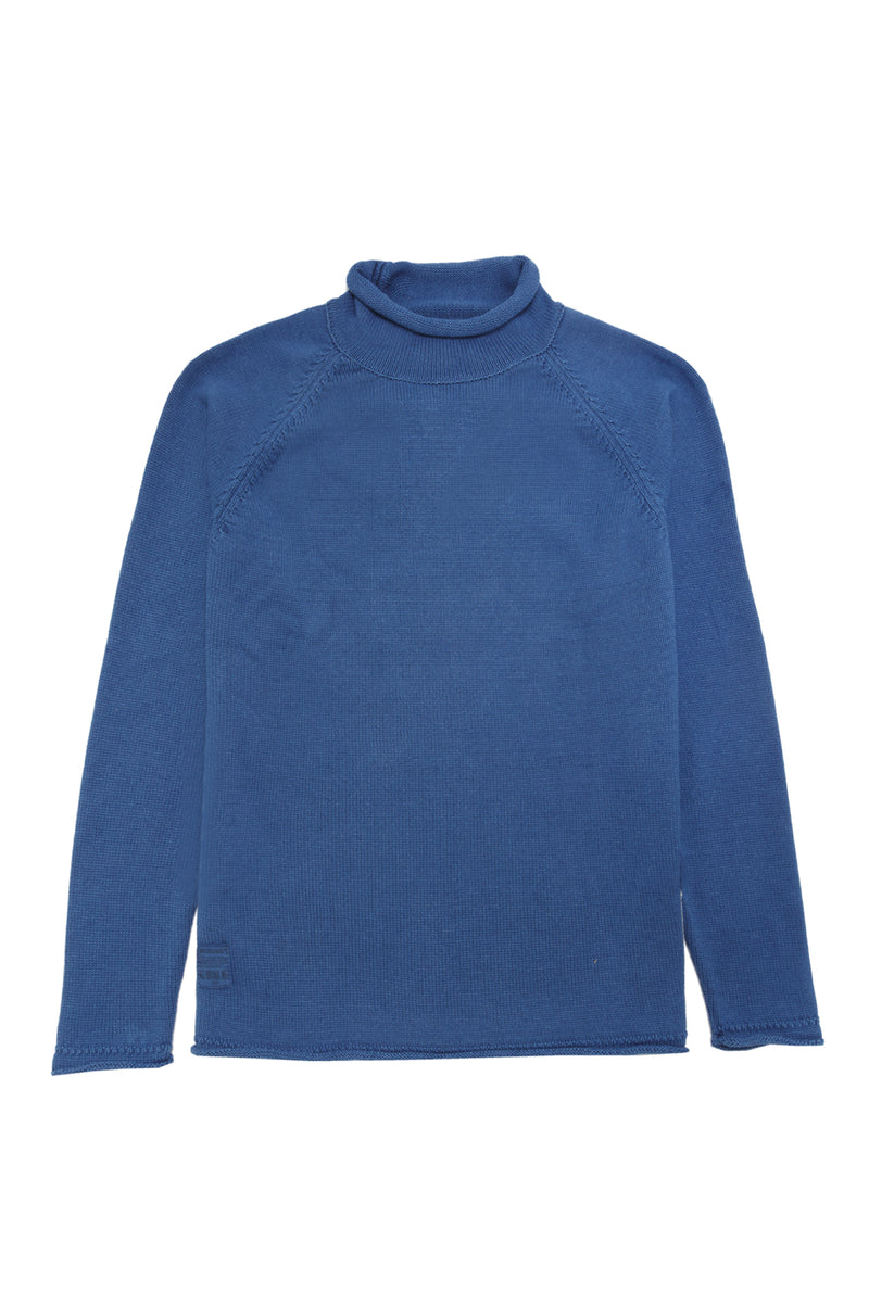 Alumbre Mid Indigo - Fisherman Regular Fit Jumper