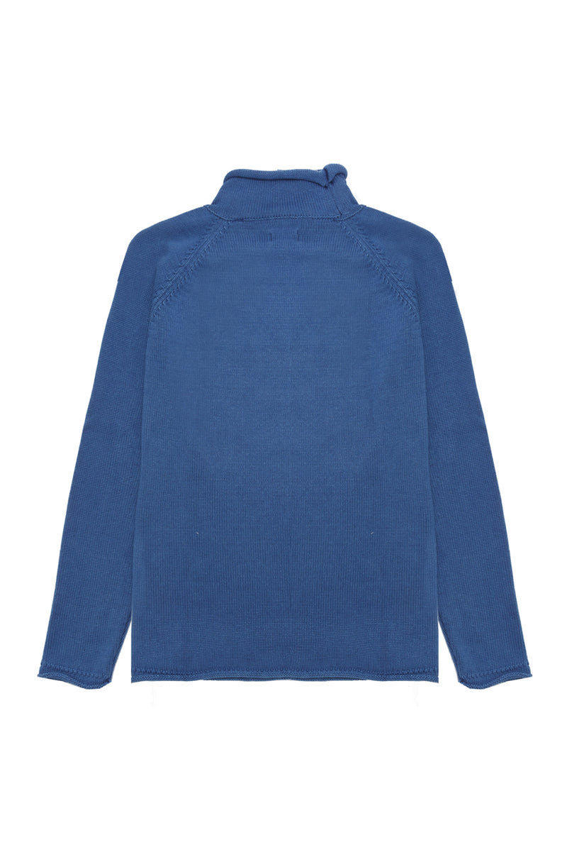 Alumbre Mid Indigo - Fisherman Regular Fit Jumper