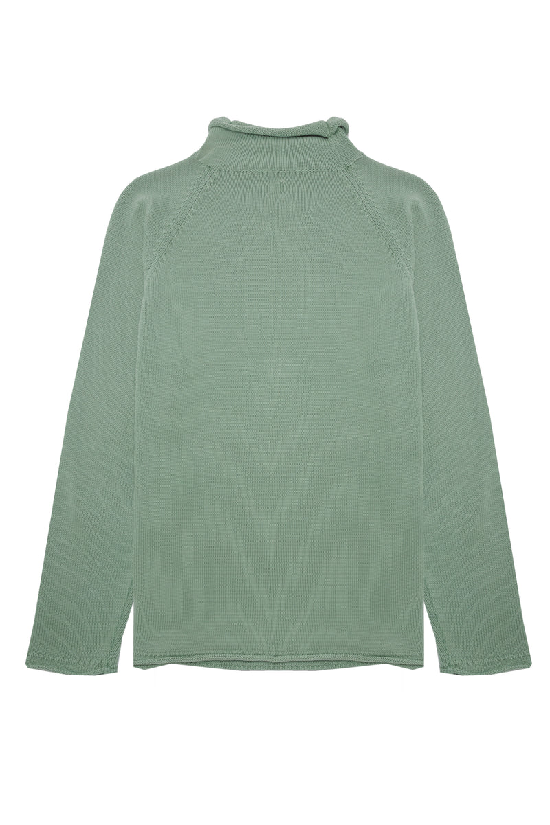Alumbre Leafy Green - Fisherman Regular Fit Jumper