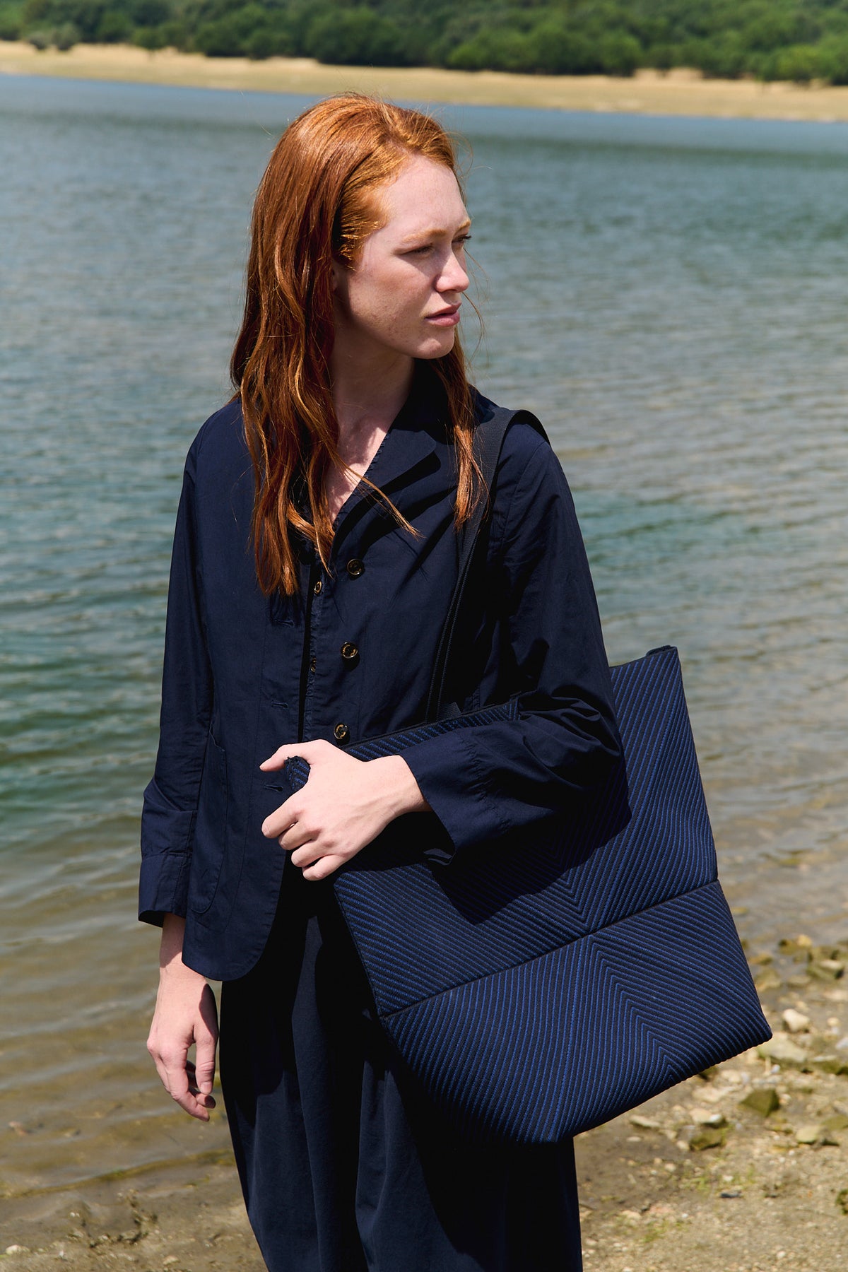 Grace Large Ocean - Bolso knitbag