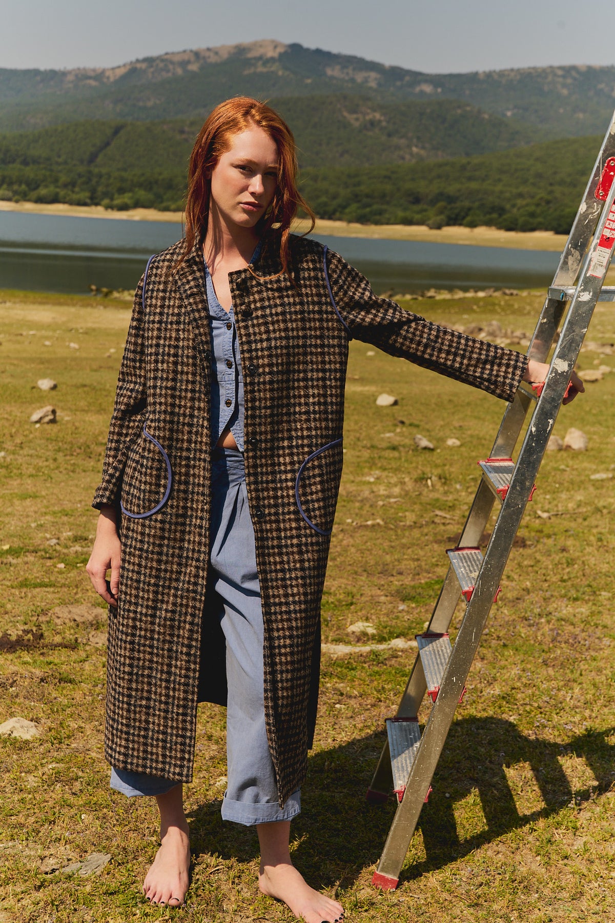 Joanna - Long Midi-Length Unstructured Coat