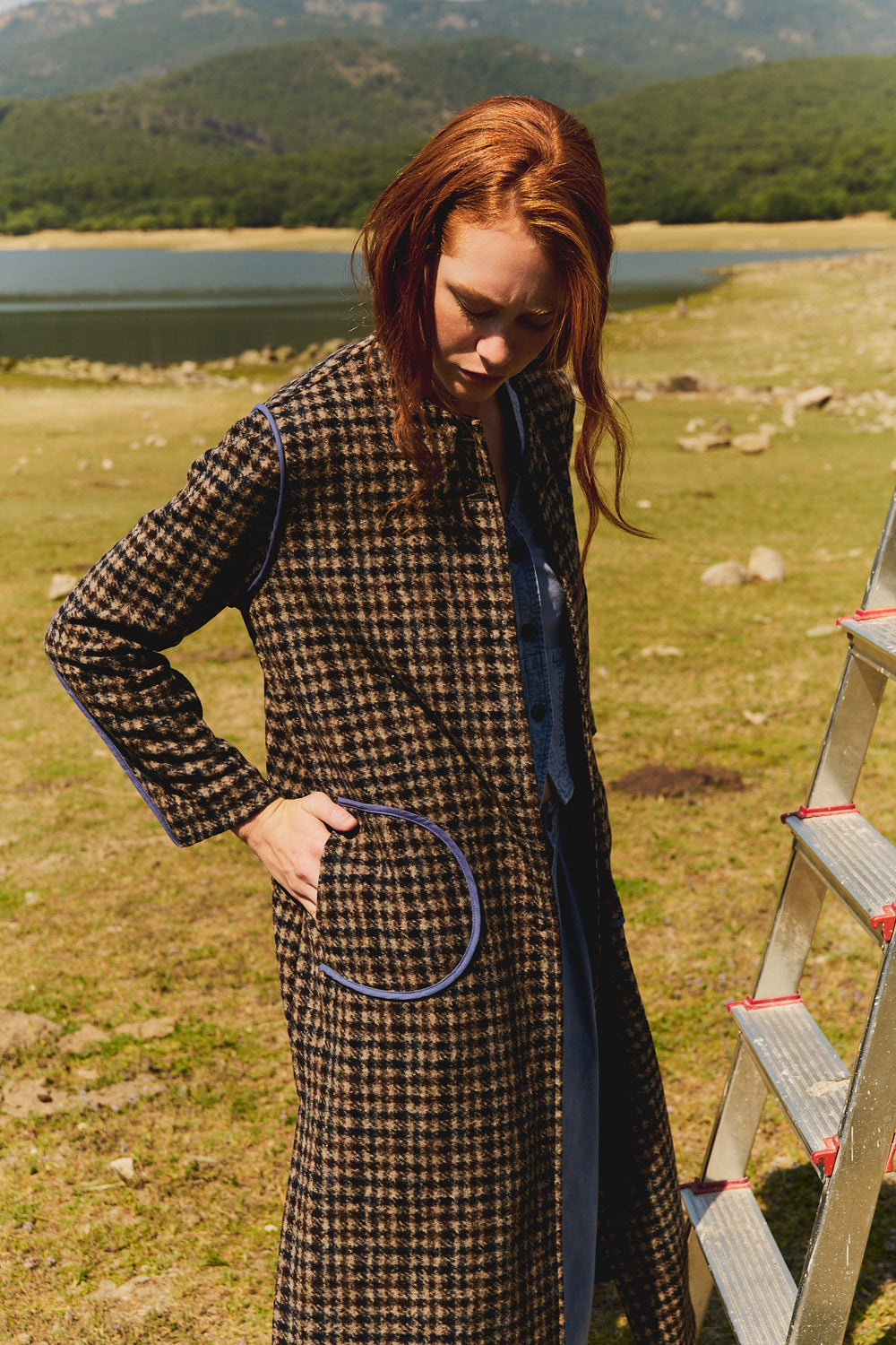 Joanna - Long Midi-Length Unstructured Coat