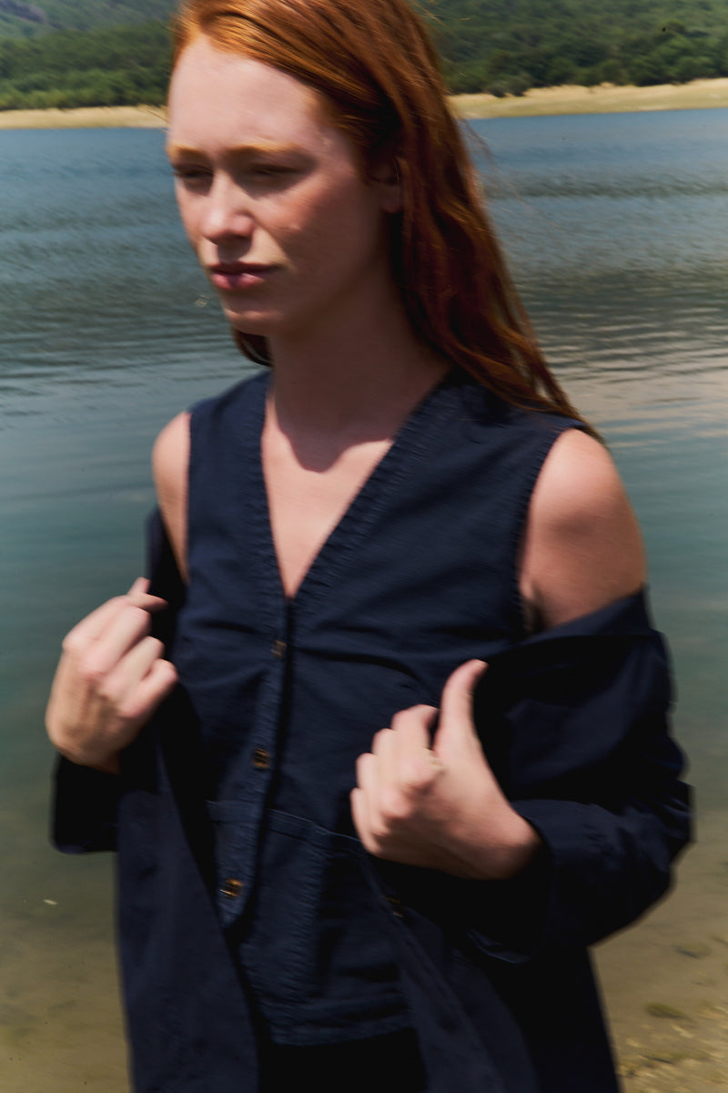 Mathilda Deep Sea - Chaleco Regular Fit