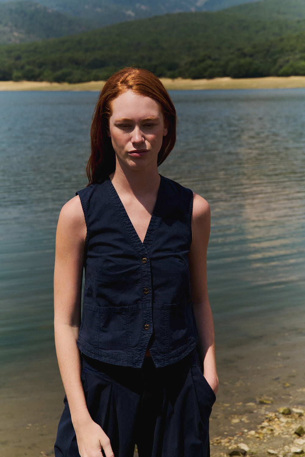 Mathilda Deep Sea - Chaleco Regular Fit