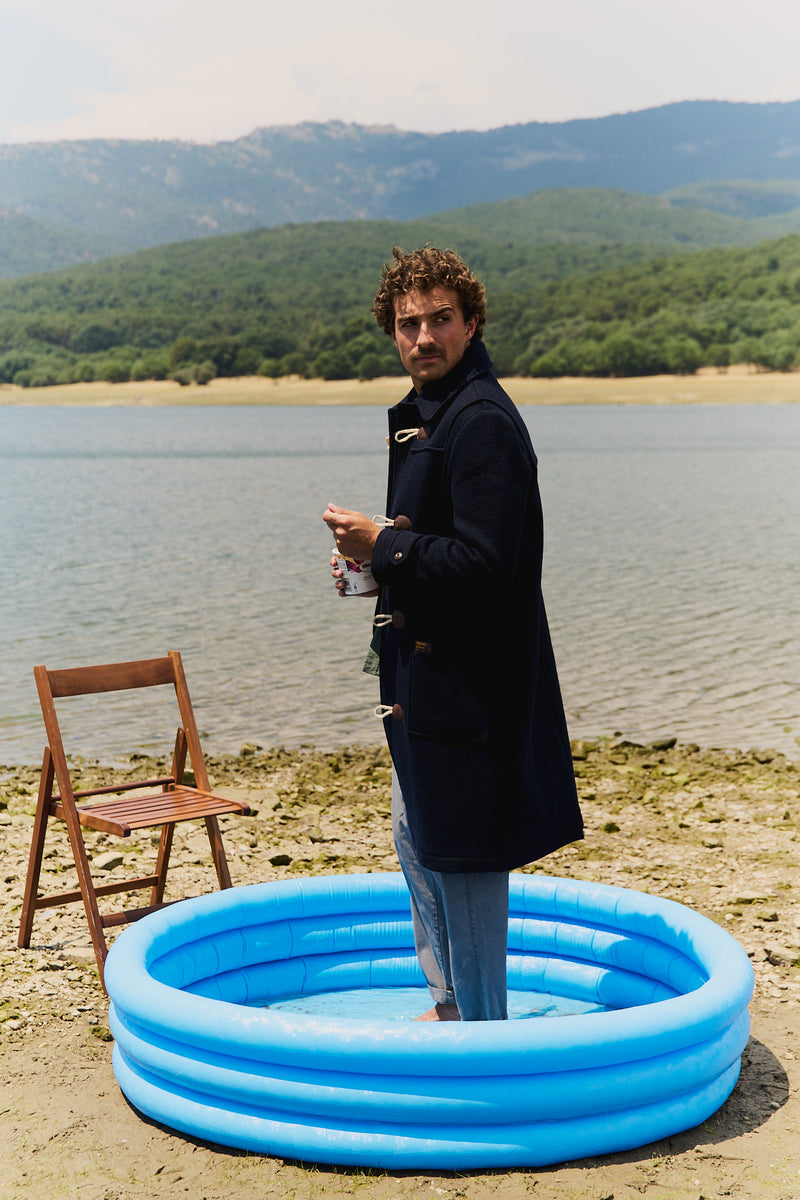 Hardy Blue Black - Abrigo  tipo Trenca