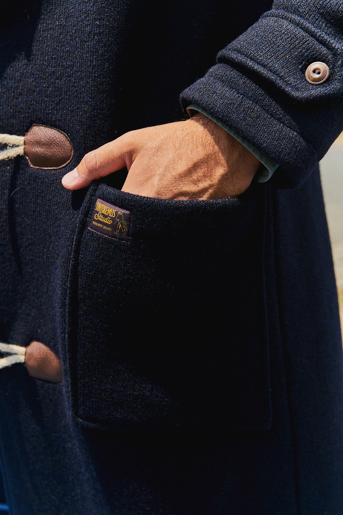 Hardy Blue Black - Abrigo  tipo Trenca