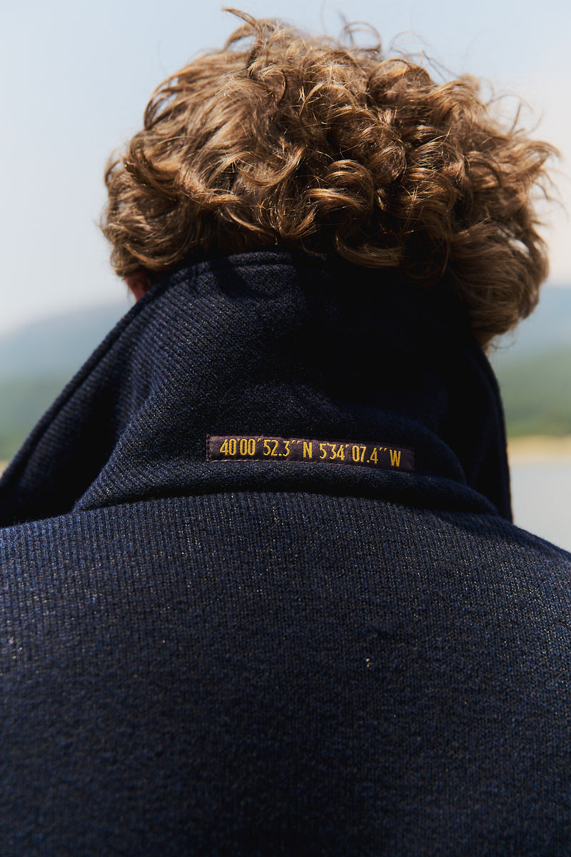 Hardy Blue Black - Abrigo  tipo Trenca