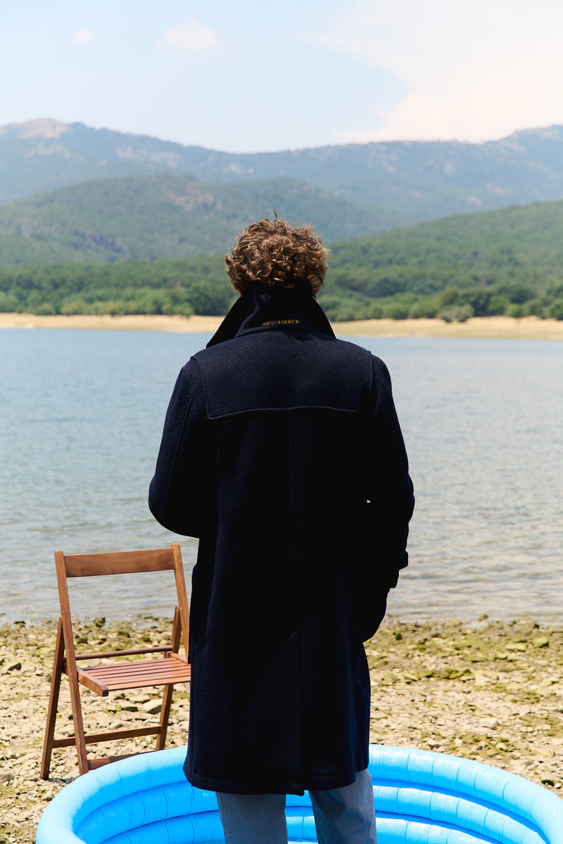 Hardy Blue Black - Abrigo  tipo Trenca