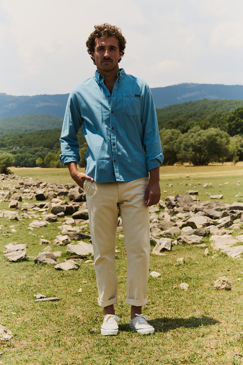 Patrick Storm - Camisa de corte recto