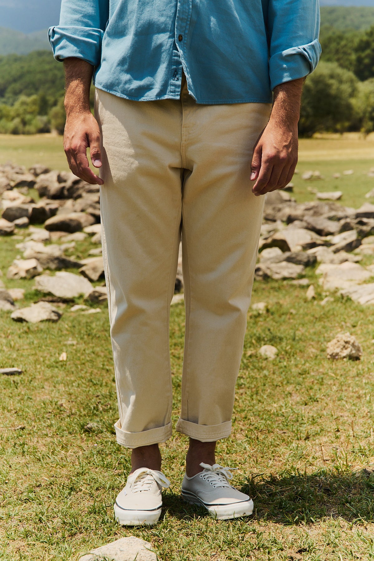 Liam - Chino Trousers - Wide Leg Fit
