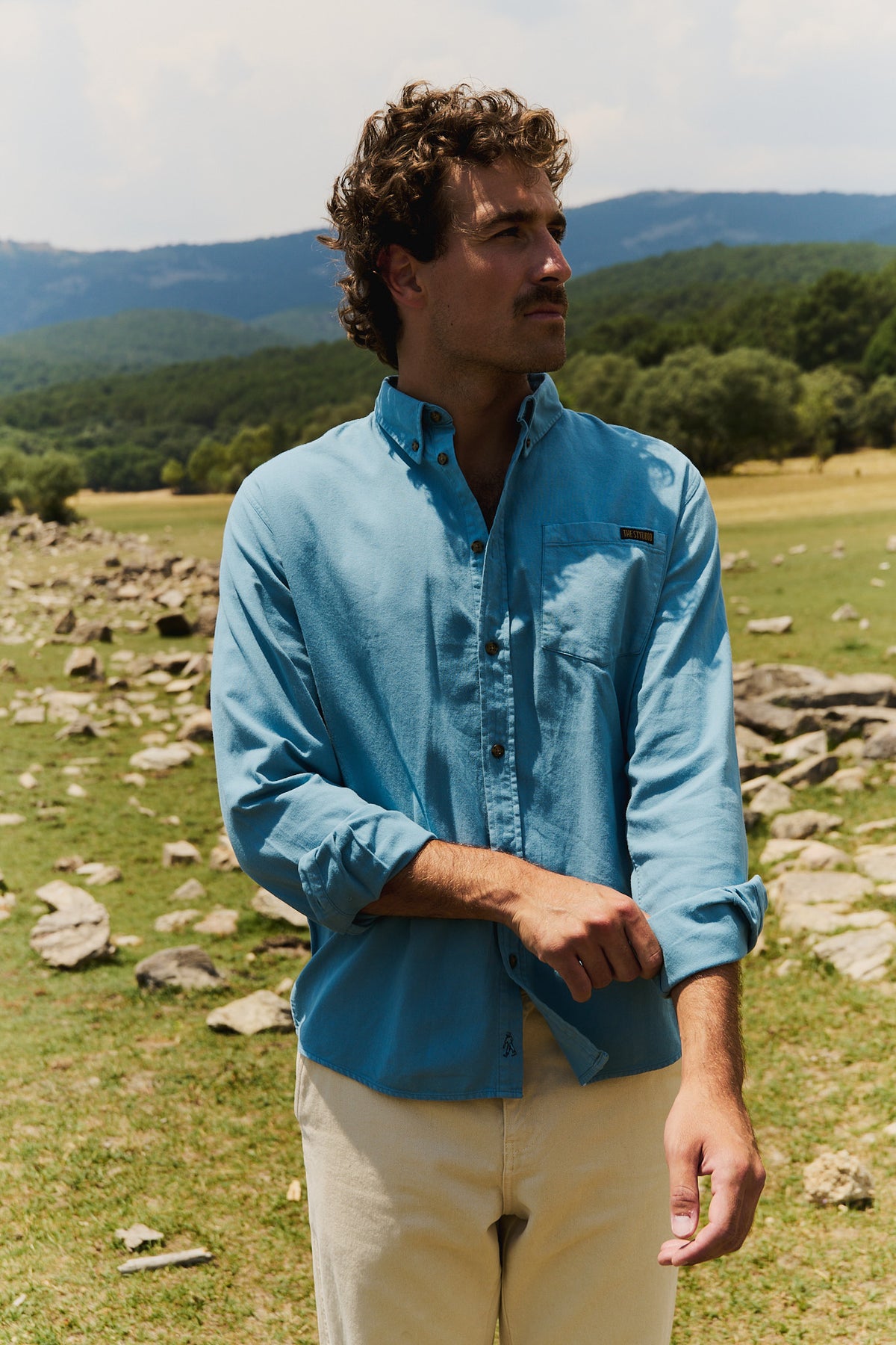 Patrick Storm - Camisa de corte recto