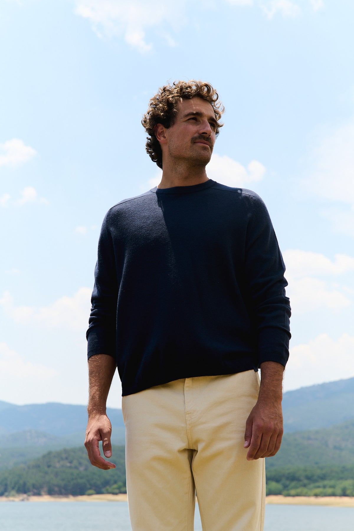 Eddie Navy Blue - Jersey Cuello Redondo