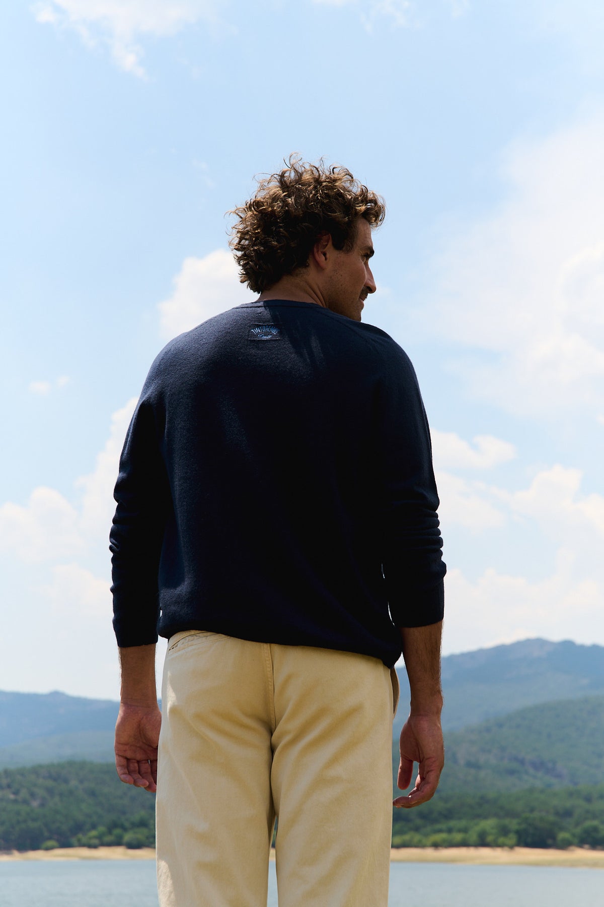 Eddie Navy Blue - Jersey Cuello Redondo