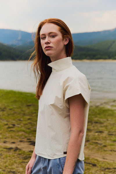 Lucy Off White - Top Boxy Fit