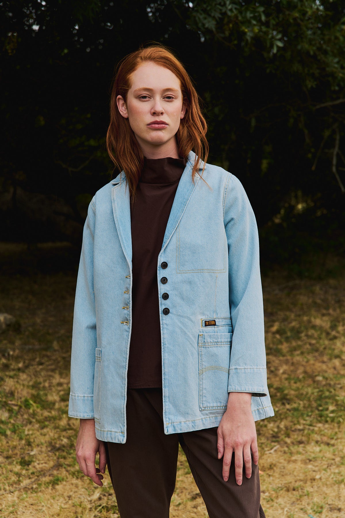 Joan Light Indigo - Chaqueta Relaxed Fit Denim