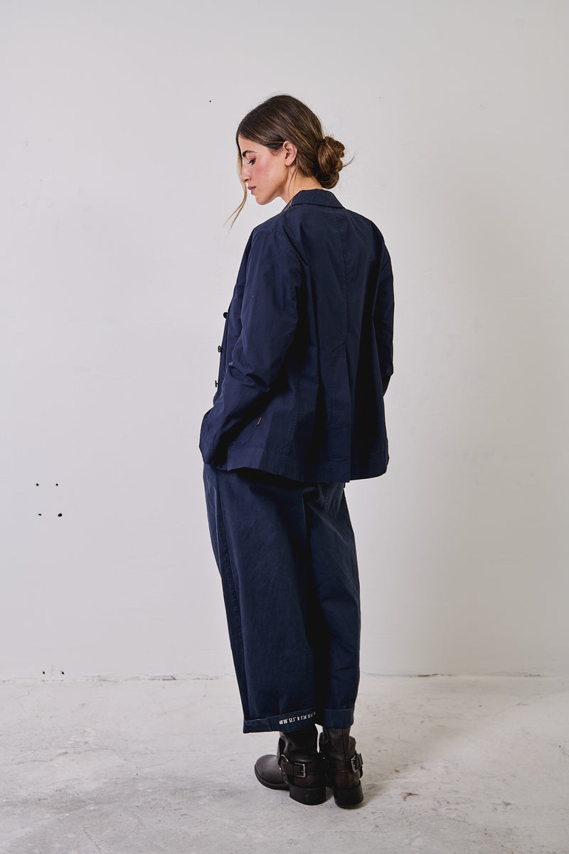 Aline Deep Sea - Pantalón tipo Barrel