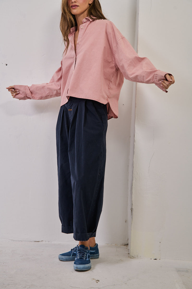 Aline Deep Sea - Pantalón tipo Barrel
