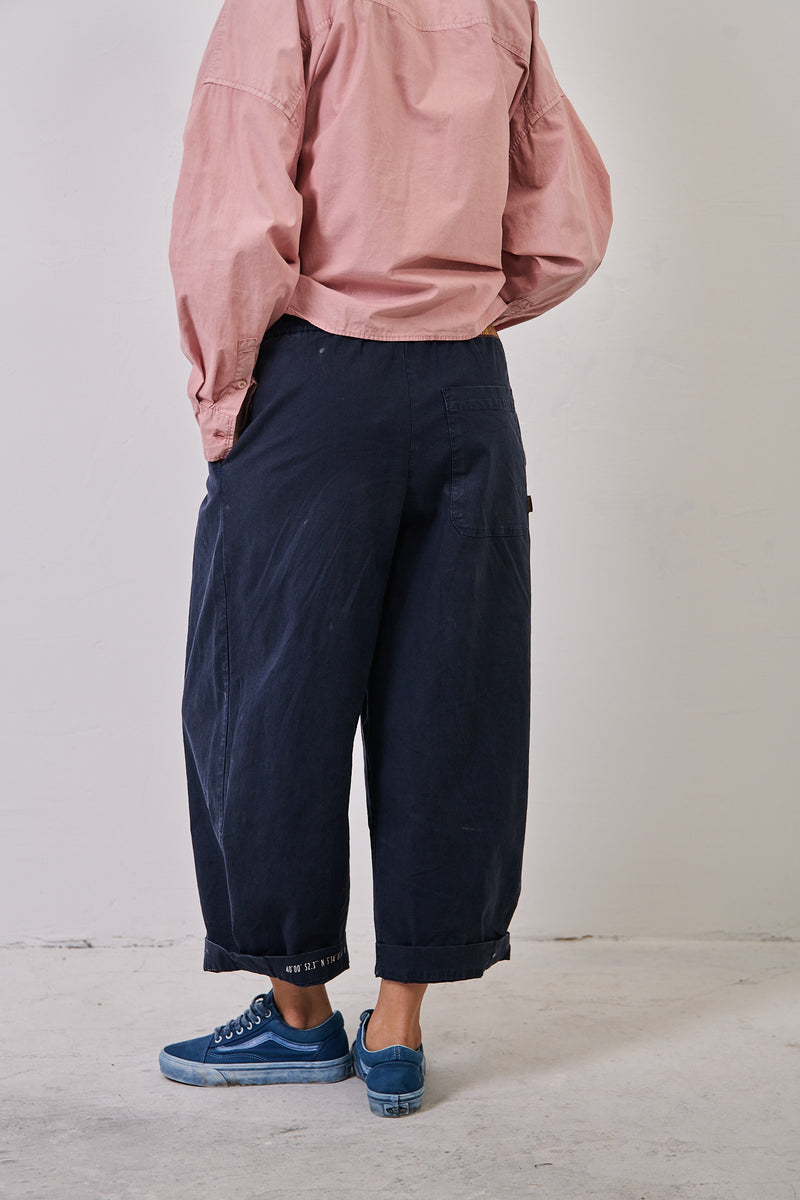 Aline Deep Sea - Pantalón tipo Barrel