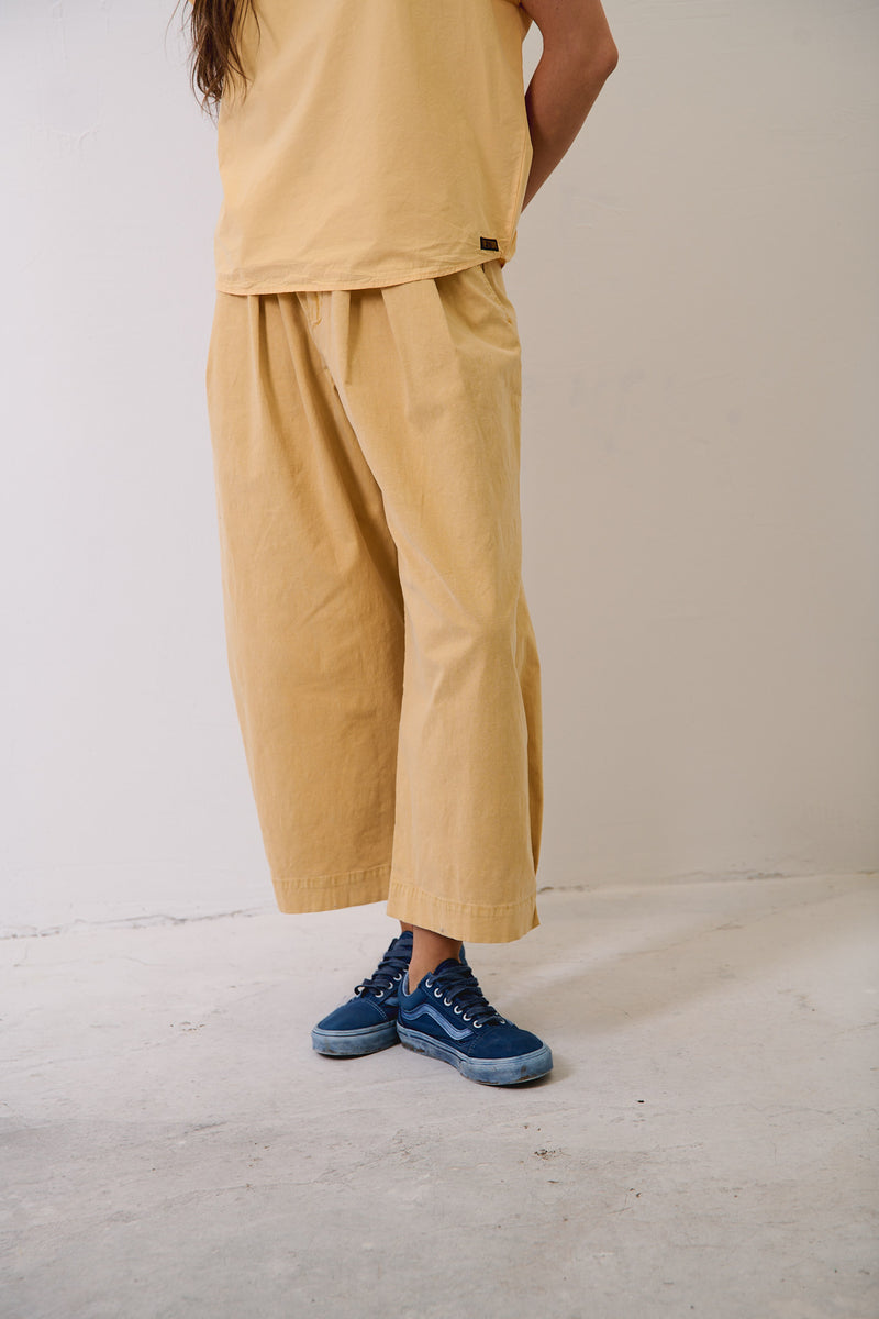 Aline Pastel Lemon - Pantalón tipo Barrel