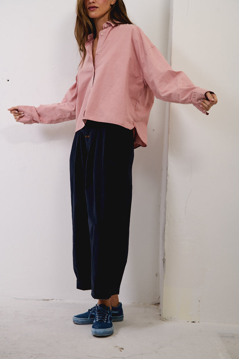 Aline Deep Sea - Pantalón tipo Barrel