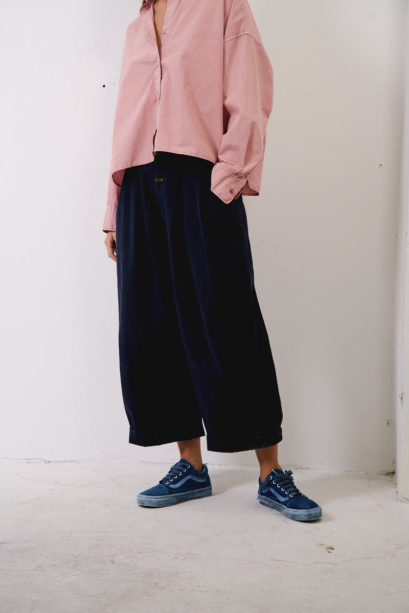 Aline Deep Sea - Pantalón tipo Barrel