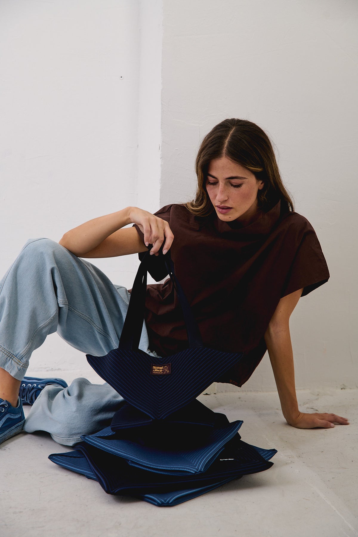 Grace Large Ocean - Bolso knitbag